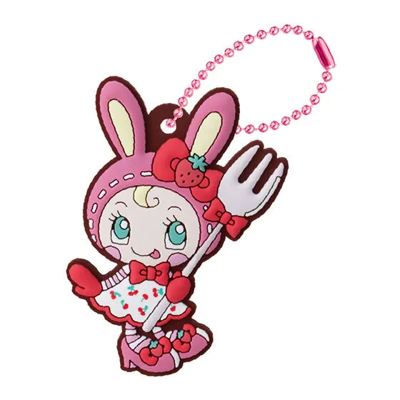 メゾピアノ×ハローキティ カプセルラバーマスコット ベリエちゃん(ベリー ver.)