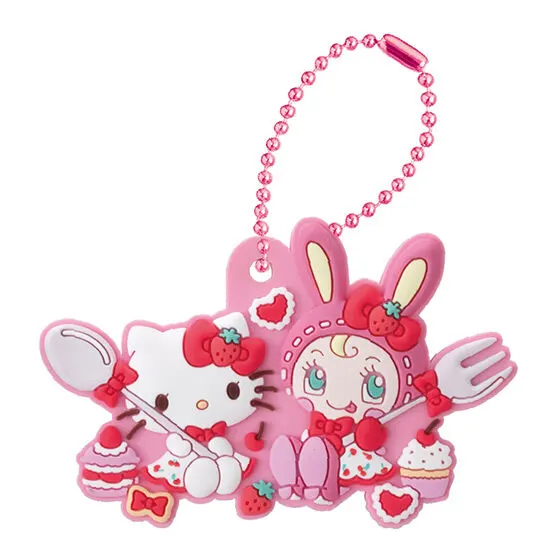 メゾピアノ×ハローキティ カプセルラバーマスコット ベリエちゃん×ハローキティ(ベリー ver.A)