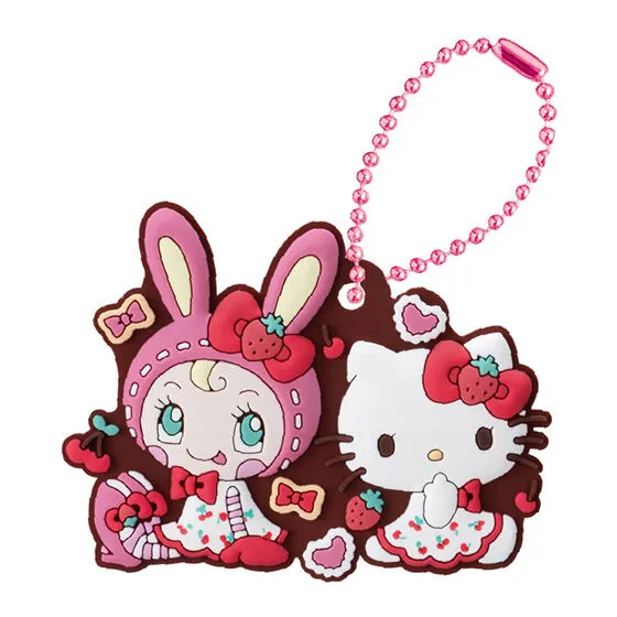 メゾピアノ×ハローキティ カプセルラバーマスコット ベリエちゃん×ハローキティ(ベリー ver.B)