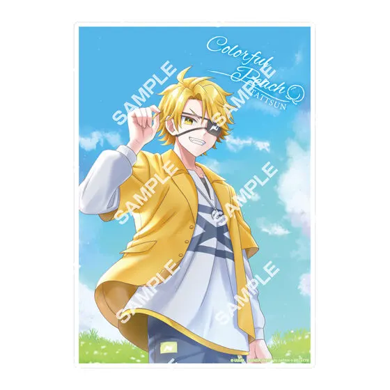 カラフルピーチ クリアポスター3 たっつん