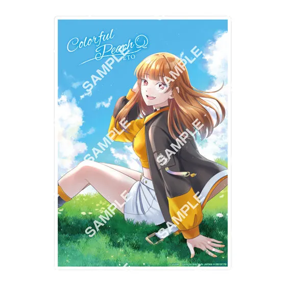 カラフルピーチ クリアポスター3 えと