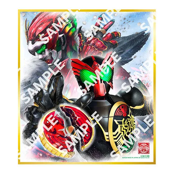 仮面ライダー色紙ART GP4 仮面ライダーオーズ タトバ コンボ
