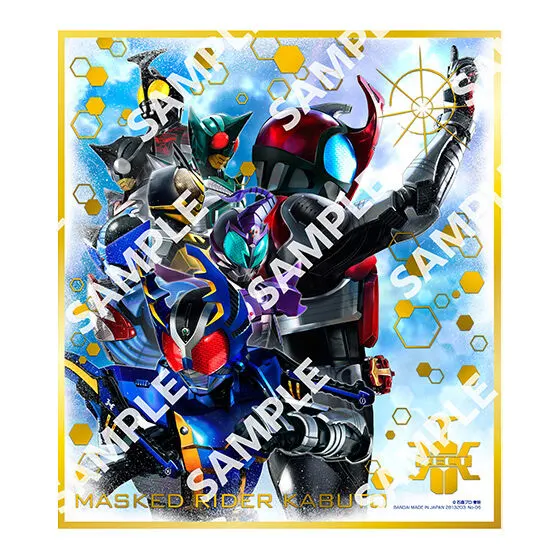 仮面ライダー色紙ART GP4 仮面ライダーカブト ライダーフォーム