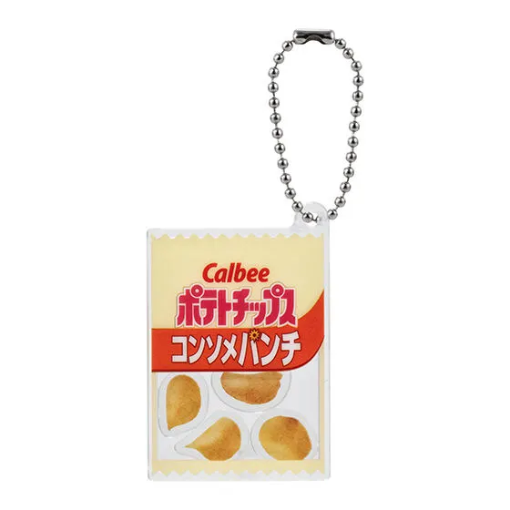 カルビー アクリルシャカシャカチャーム ポテトチップス コンソメパンチ
