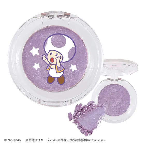ポンデクルール スーパーマリオ マルチカラーパウダー むらさきキノピオ(カラー・パープルラメ)