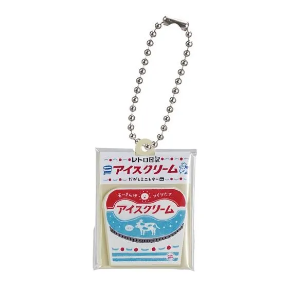 古川紙工 ミニチュアチャームコレクション レトロ日記 アイスクリーム