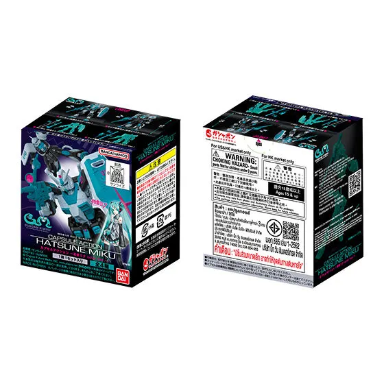 機動戦士ガンダム CAPSULE ACTION ~初音ミク color Ver.~の台紙