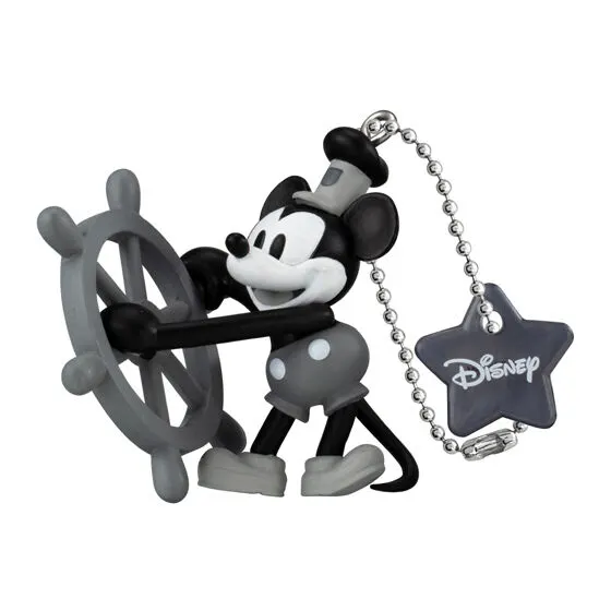 “ディズニーキャラクター” カラーコレクションチャーム~black~ ミッキー<蒸気船ウィリー>