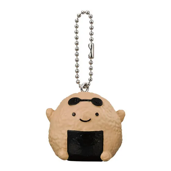 よこみぞゆりのなんでもいきもの のりおにぎり屋さんのマスコットスイング やきおにぎり