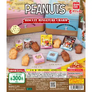 PEANUTS ビスケットミニチュアチャームの画像