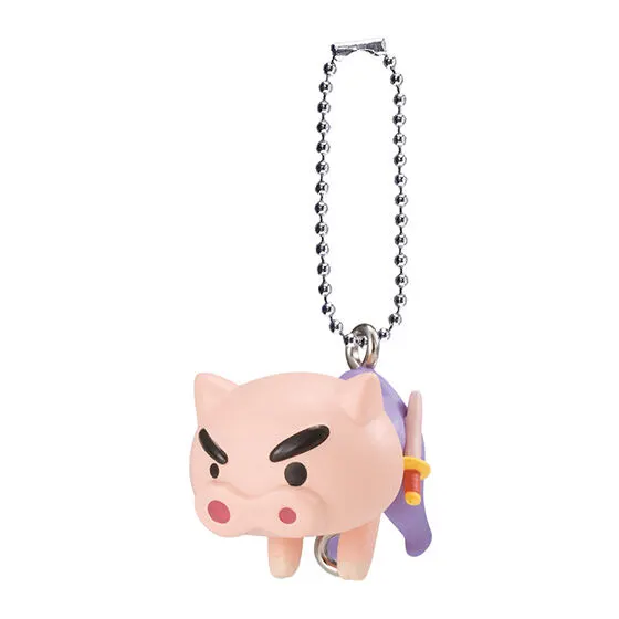 クレヨンしんちゃん つまんでつなげてますこっと2 ~パステルカラー~ ぶりぶりざえもん(ボールチェーンver.)
