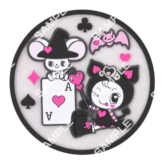 ナルミヤキャラクターズ クリアラバーコースター メゾピアノ & ポンポネット