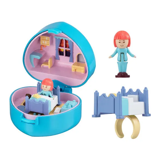 Polly Pocket ミニチュアコレクション Bedtime mit