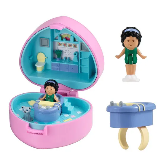 Polly Pocket ミニチュアコレクション Bathtime Fun
