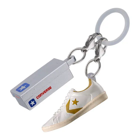 CONVERSE SHOES COLLECTION めじるしアクセサリー PRO LEATHER OX ホワイト / ゴールド