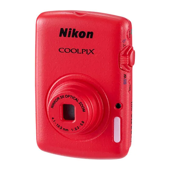 Nikon ミニチュアカメラコレクション2 COOLPIX S01 レッド