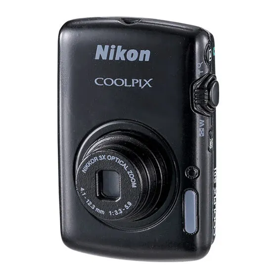 Nikon ミニチュアカメラコレクション2 COOLPIX S01 ブラック