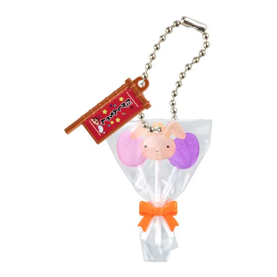 クレヨンしんちゃん だがしんちゃんミニチュアチャーム ネネちゃんうさぎ 棒付きアメ