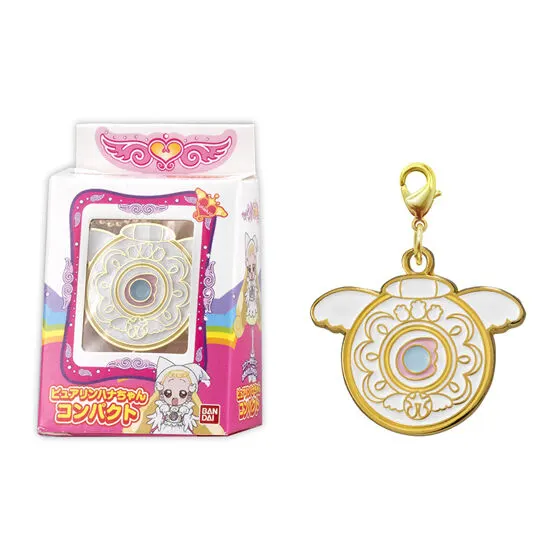 おジャ魔女どれみ ダイキャストチャーム&パッケージ ピュアリンハナちゃんコンパクト(カニカンver.)