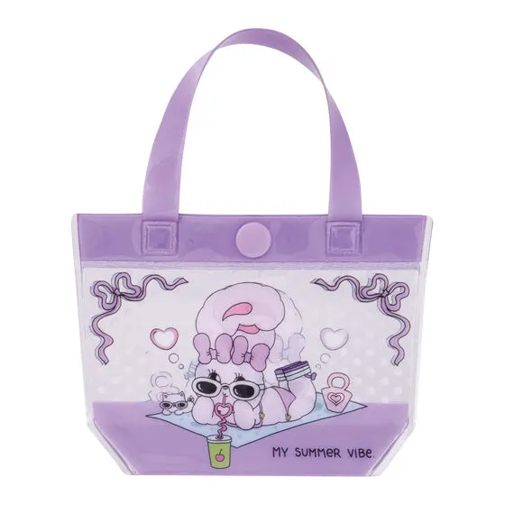 Esther Bunny(エスターバニー) プールバッグ風ミニポーチ ラベンダーバニー
