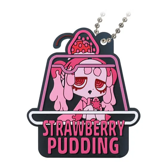 VIRUSWEETS カプセルラバーマスコットDX イチゴプリン