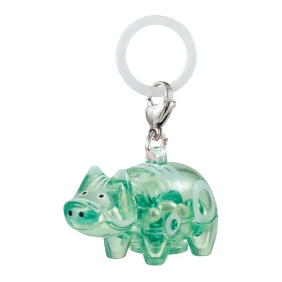カラフルビーズべこ しゃかしゃかめじるしアクセサリー green