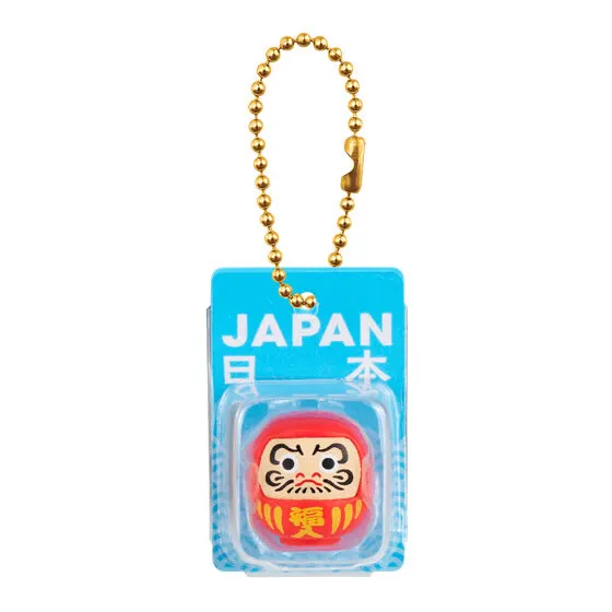 JAPAN ミニチュアパッケージチャーム だるま