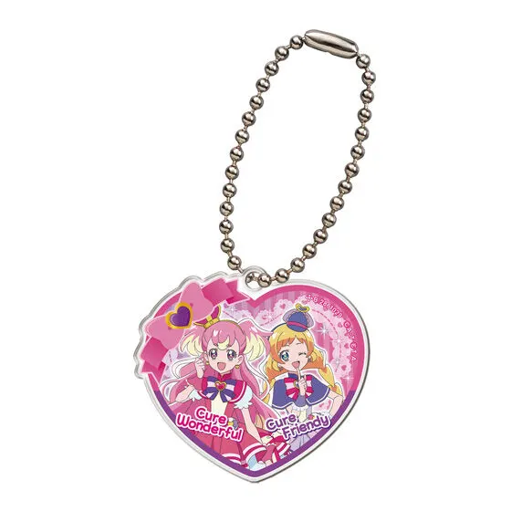 プリキュアオールスターズ プリキュアあそーと2026 C賞 アクリルチャーム(キュアワンダフル&キュアフレンディ)