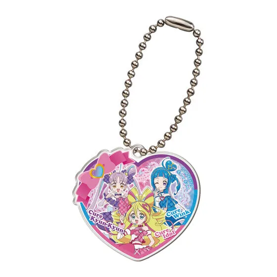 プリキュアオールスターズ プリキュアあそーと2026 C賞 アクリルチャーム(キュアアイドル&キュアウインク&キュアキュンキュン)