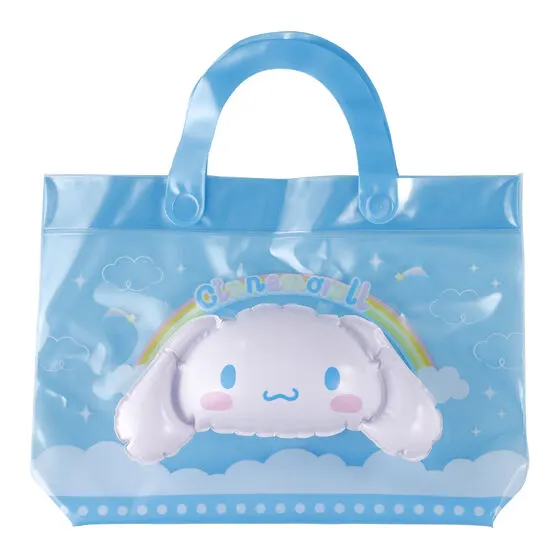 サンリオキャラクターズ ぷっくりクリアバッグ シナモロール