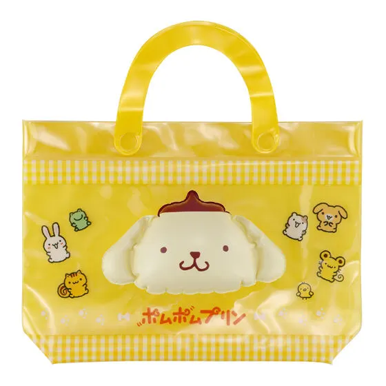 サンリオキャラクターズ ぷっくりクリアバッグ ポムポムプリン