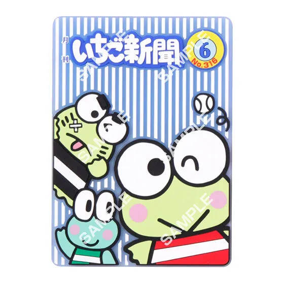 サンリオキャラクターズ いちご新聞クリアラバーコースター No.316