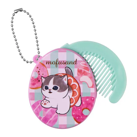 mofusand ヘアコームチャーム ドーナツにゃん