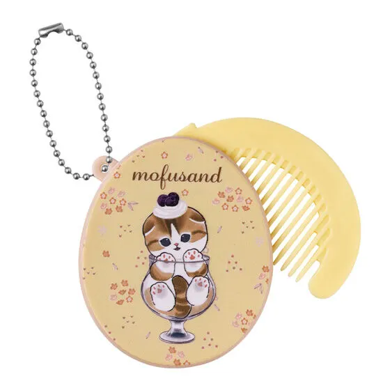 mofusand ヘアコームチャーム パフェにゃん