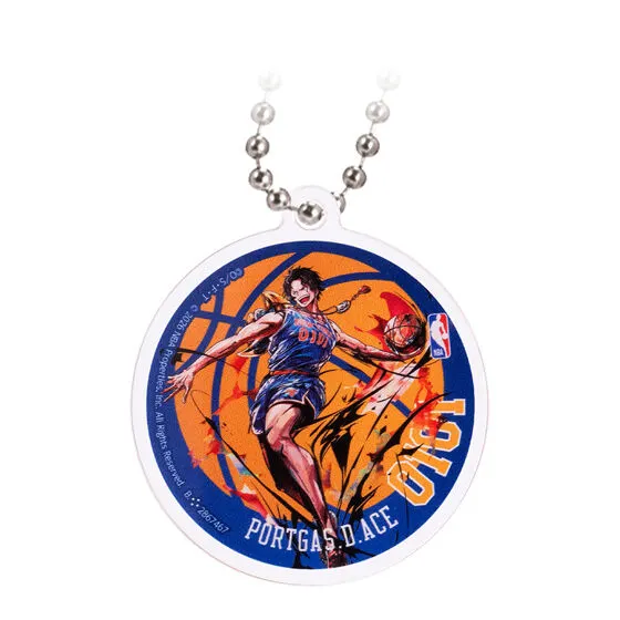 ONE PIECE×NBA カプセルアクリルチャーム エース