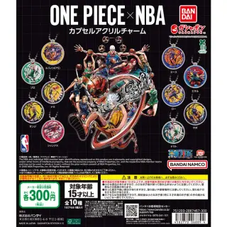 ONE PIECE×NBA カプセルアクリルチャームの画像