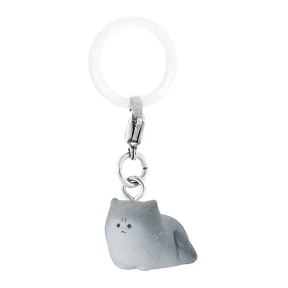 怒った猫ちゃあぁぁん ふわふわめじるしアクセサリー しっぽパタパタして怒ってる猫ちゃん