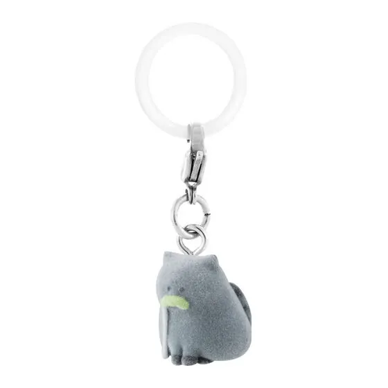 怒った猫ちゃあぁぁん ふわふわめじるしアクセサリー 怒って猫じゃらしをとっちゃった猫ちゃん