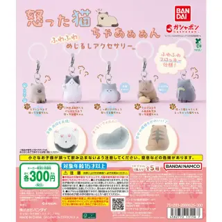 怒った猫ちゃあぁぁん ふわふわめじるしアクセサリーの画像
