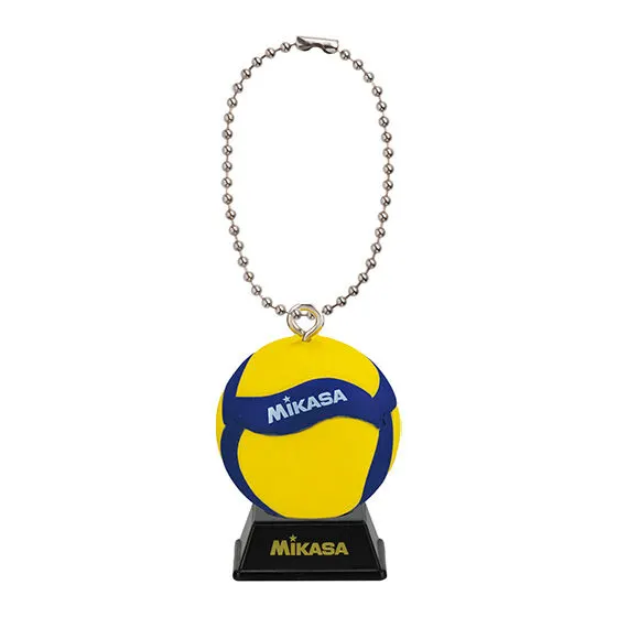 MIKASA バレーボール キーホルダーコレクション V200W台座付ミニチュアキーチェーン