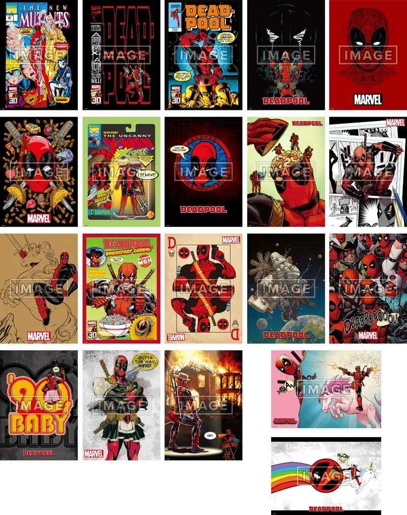 MARVEL「デッドプール」30周年 POSTER COLLECTION ラインナップ 2