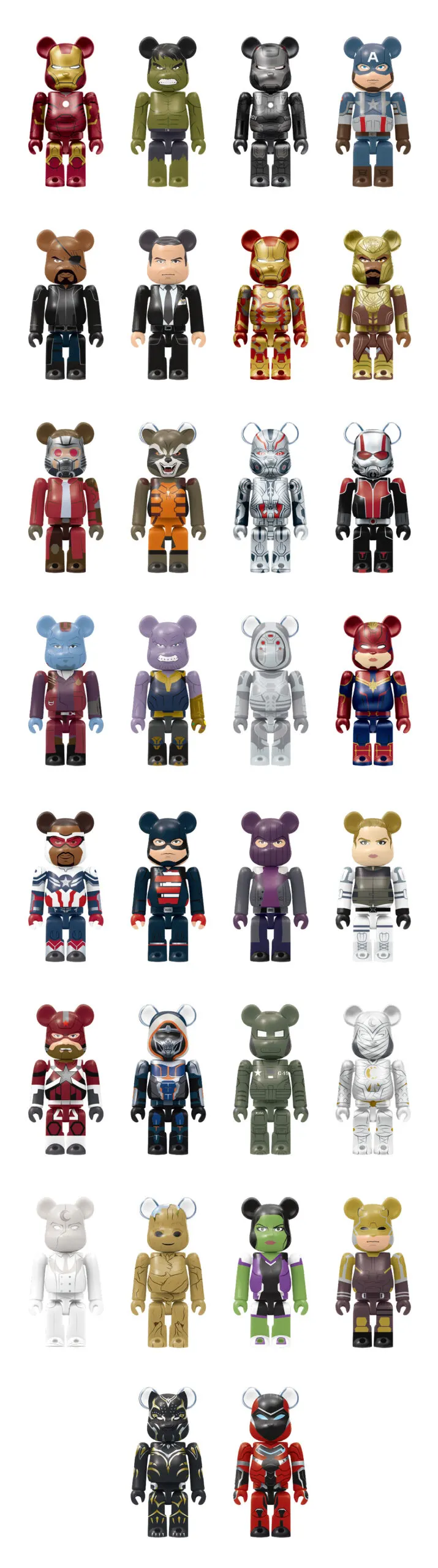 MARVEL STUDIOS / Happyくじ「BE@RBRICK」 ラインナップ 4