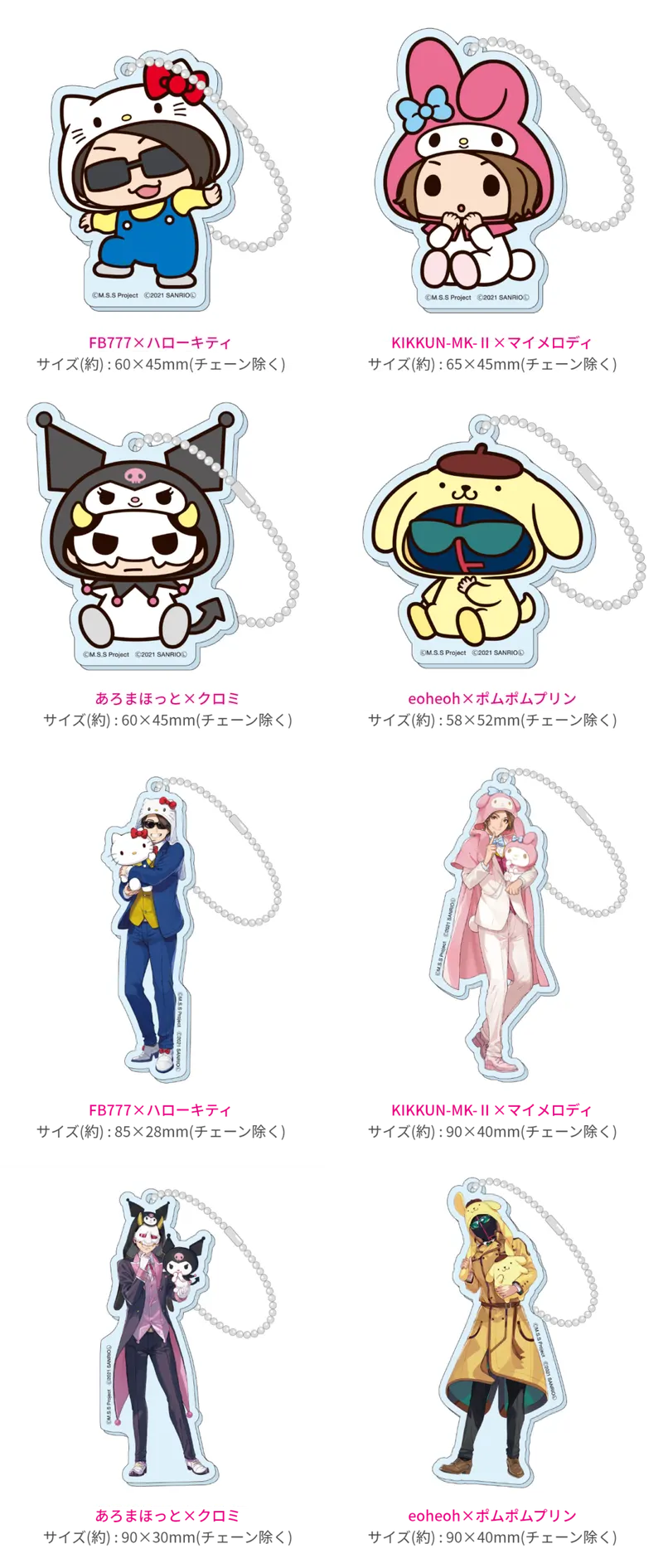 Happyくじ 「M.S.S Project×Sanrio characters」 ラインナップ 7