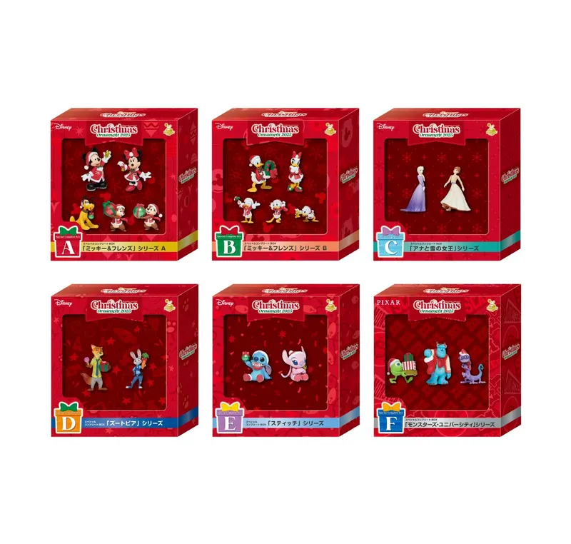 Happyくじ『DISNEY クリスマスオーナメントくじ2025』 ラインナップ 2