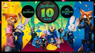 Happyくじ『ズートピア』10thアニバーサリーの画像