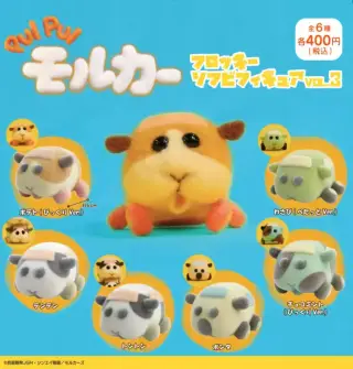PUI PUI モルカー フロッキーソフビフィギュア VOL.3の画像