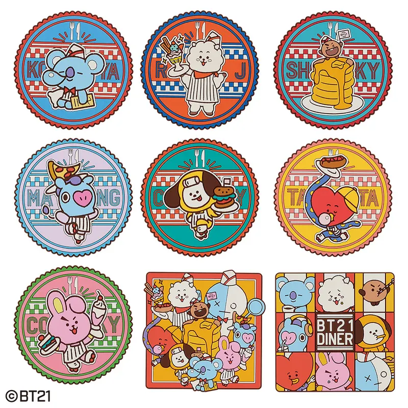 一番くじ BT21 Diner ラインナップ 13