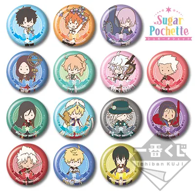 とるパカ!Fate/Grand Order sugar pochette缶バッジ ラインナップ 2