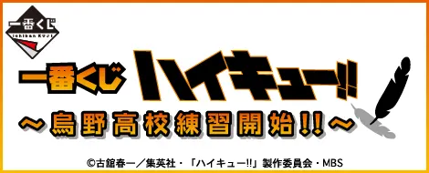 一番くじ ハイキュー!! ~烏野高校練習開始!!~(画像)