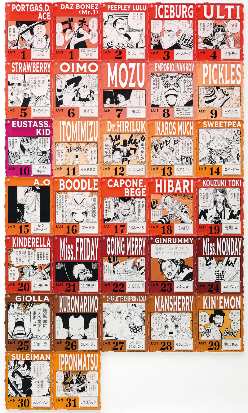 ONE PIECE BASE SHOP くじ 366DAYS OF BIRTHDAYS ラインナップ 4